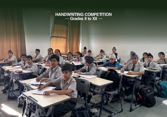 Handwriting Competition | Grades II to XII